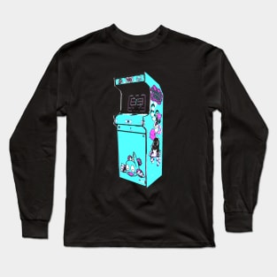 Bubble Bobble Retro Arcade Game Long Sleeve T-Shirt